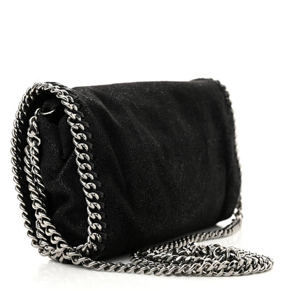 Stella McCartney STELLA MCCARTNEY Shaggy Deer Falabella Crossbody Bag Black 3 of 10