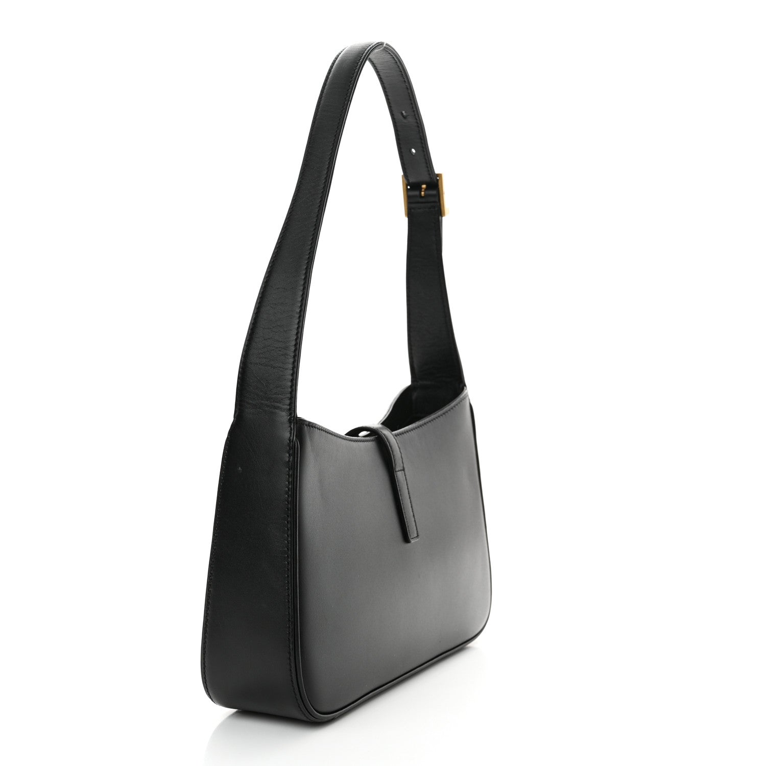 Saint Laurent Smooth Calfskin Le 5 A 7 Hobo Black 2 of 15