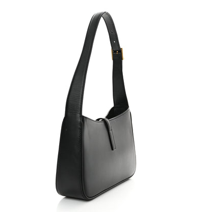 Saint Laurent Smooth Calfskin Le 5 A 7 Hobo Black 2 of 15