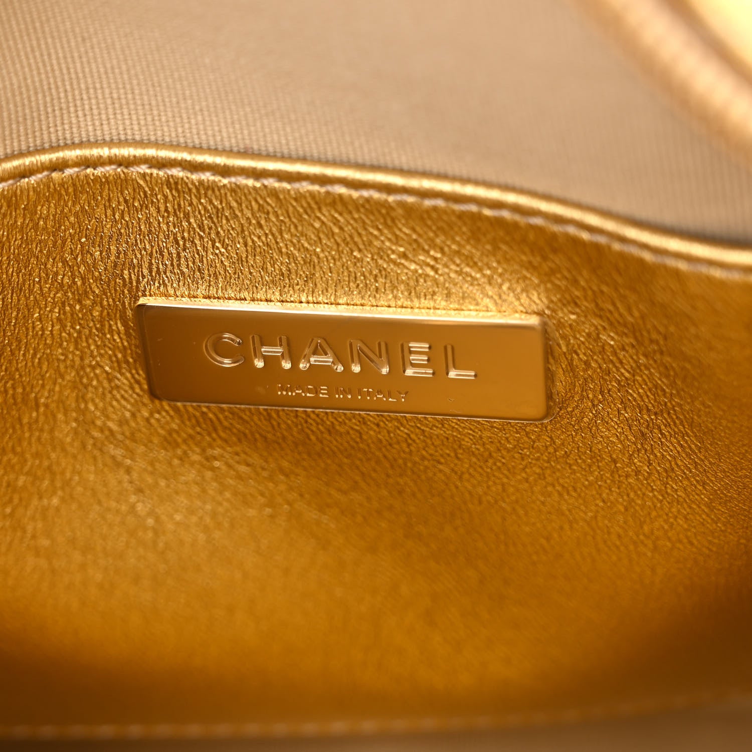 Chanel Metallic Lambskin Quilted Walk Of Fame Star Bag Gold 6 of 11