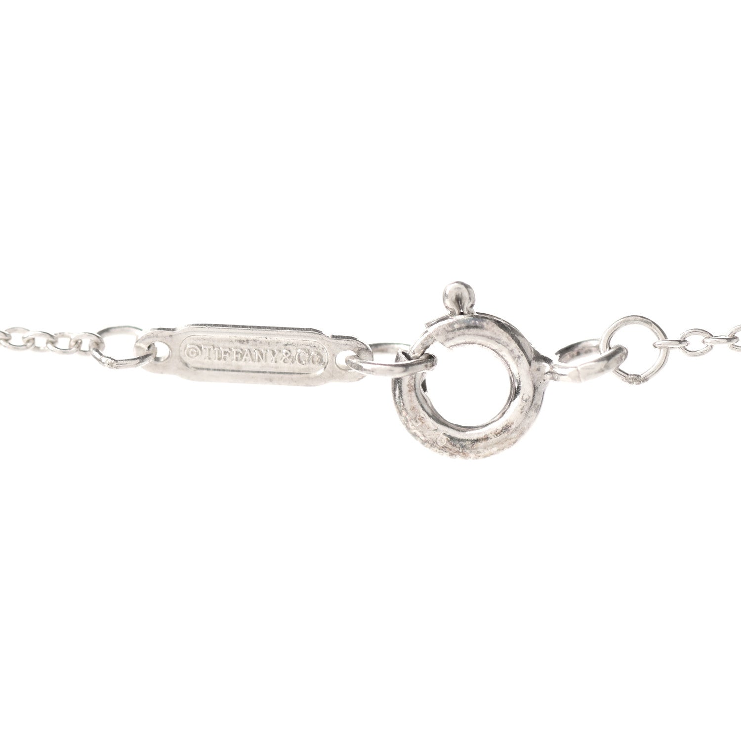 Tiffany Sterling Silver Moon Face Pendant Necklace 4 of 6