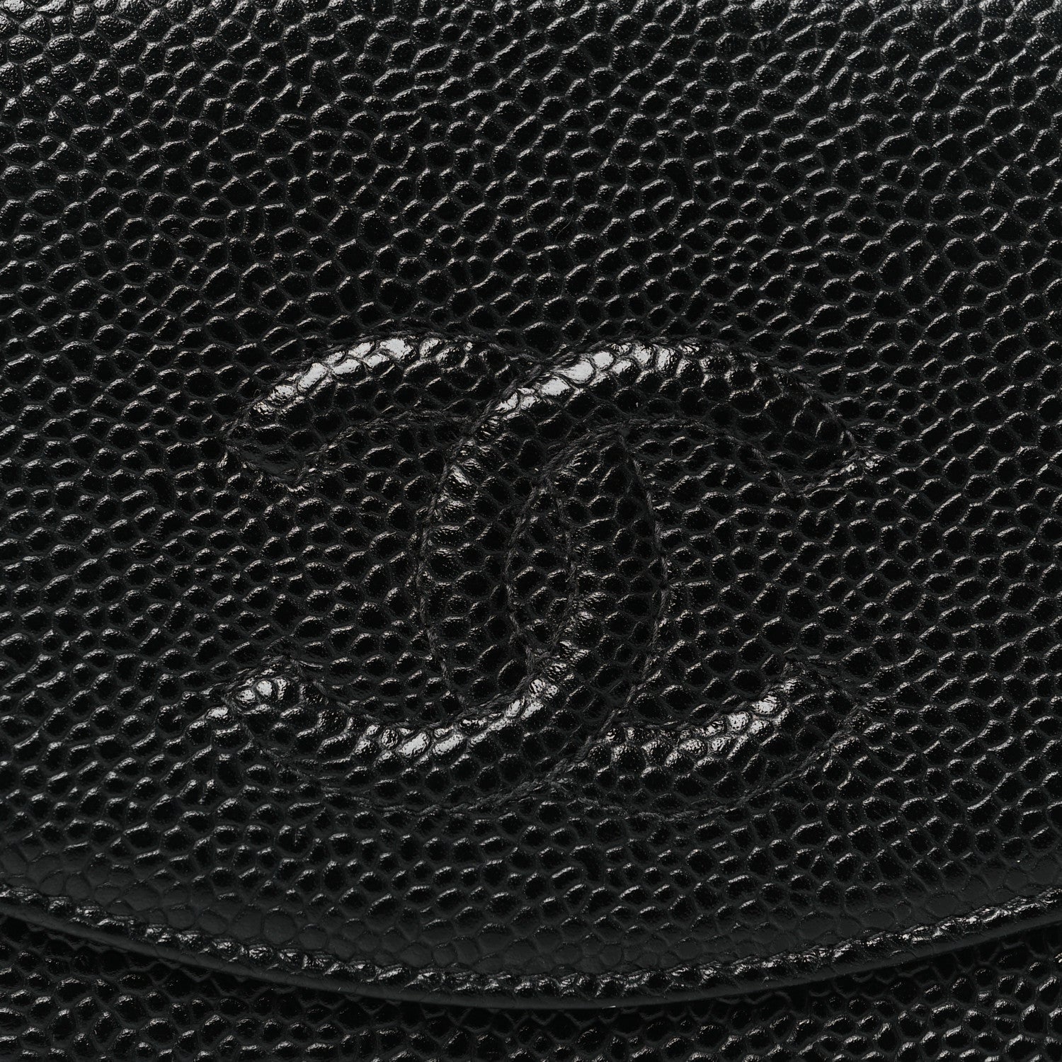 Chanel Caviar Timeless CC Flap Wallet Black 9 of 10
