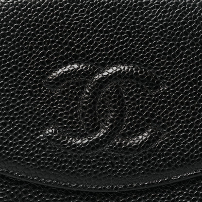 Chanel Caviar Timeless CC Flap Wallet Black 9 of 10
