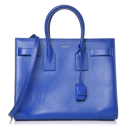 Saint Laurent Calfskin Small Sac De Jour Blue Majorelle 1 of 16