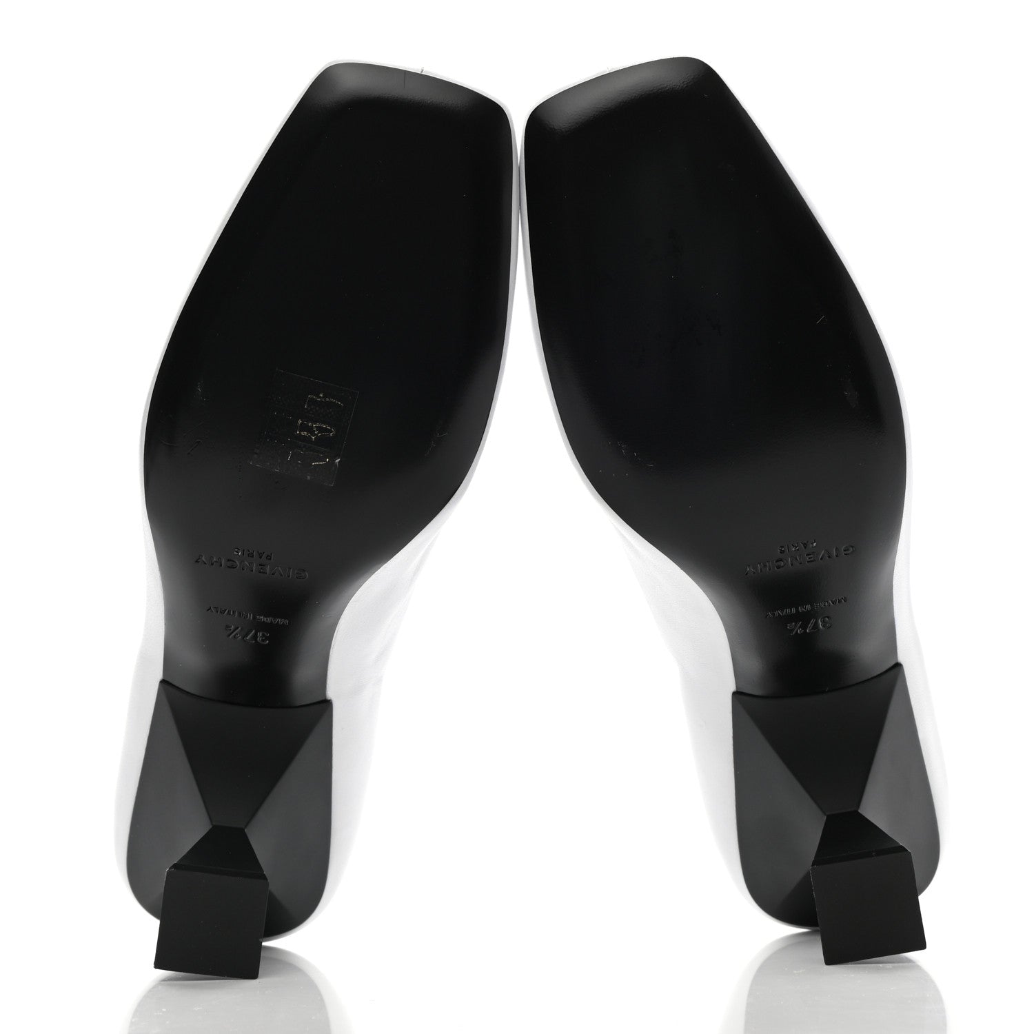 Givenchy Lambskin Scrunch Bootie 37.5 White 5 of 10
