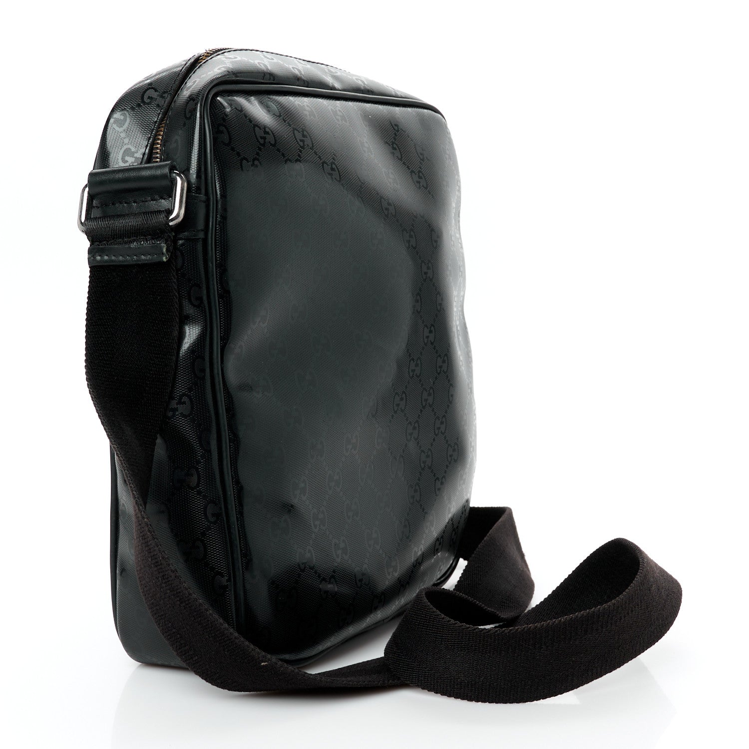 Gucci Imprime Monogram Medium Messenger Bag Black 3 of 12