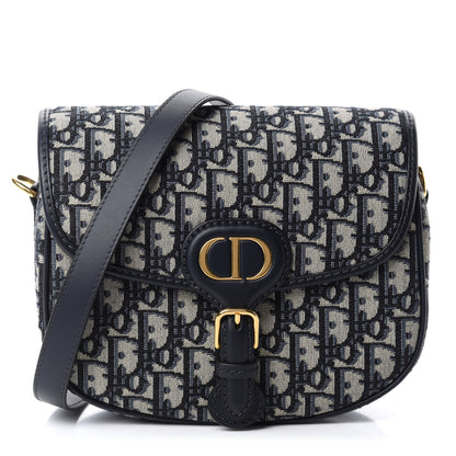 Christian Dior Oblique Medium Bobby Flap Blue 1 of 10
