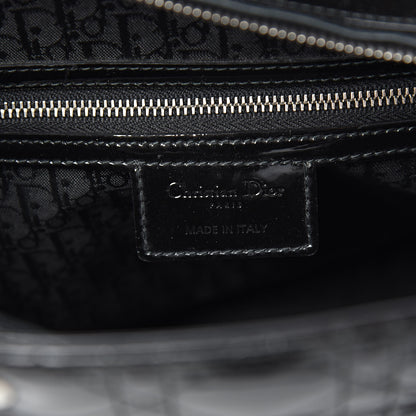 Christian Dior Patent Cannage Large Lady Dior Black 6 of 10
