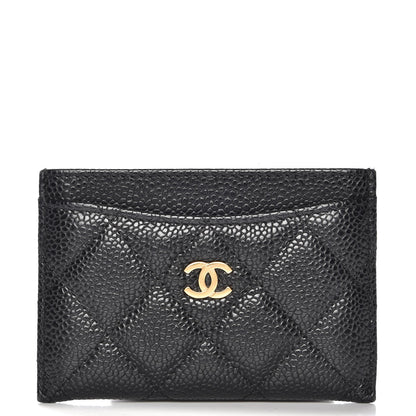 Chanel Caviar Quilted Card Holder Black 1 of 8