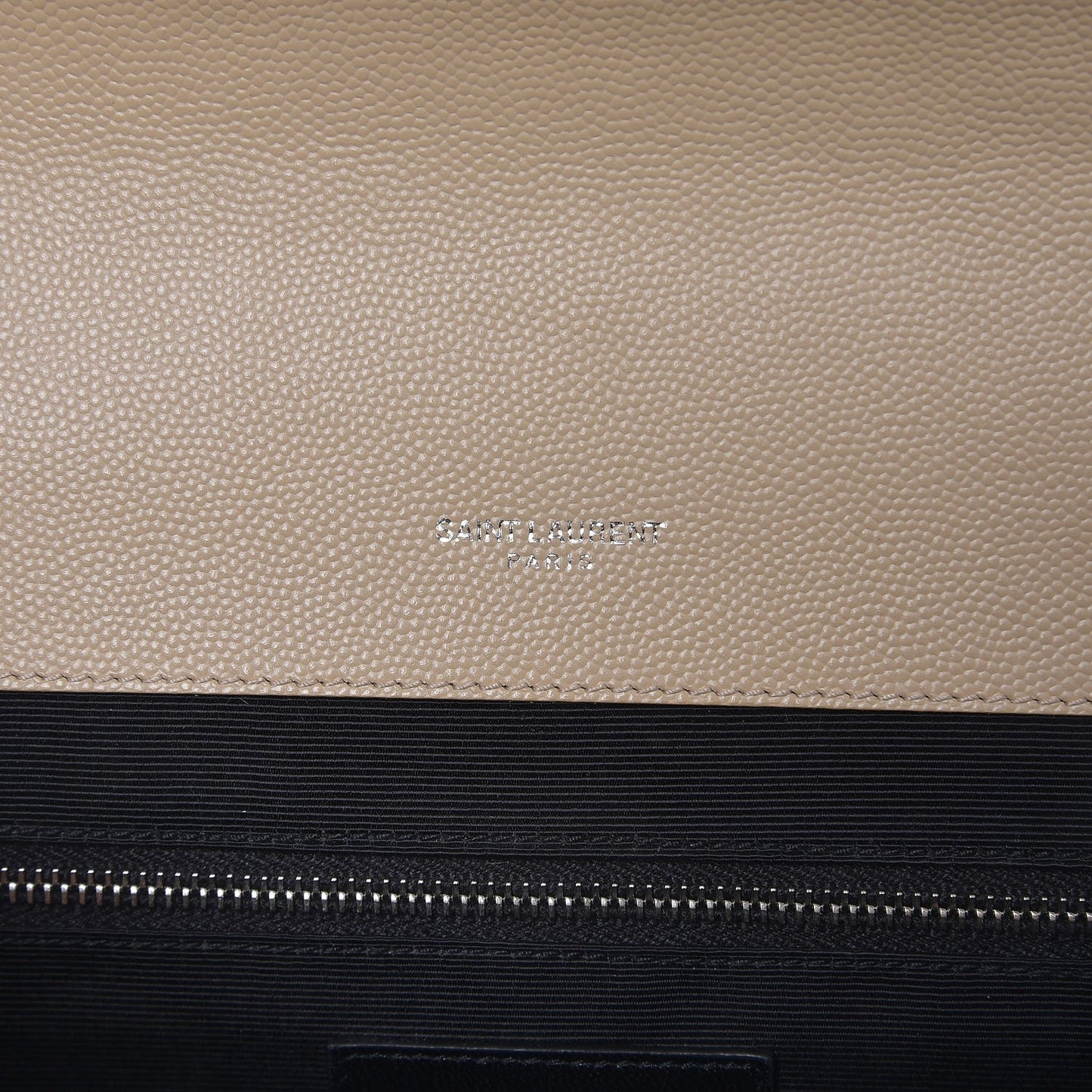 Grain De Poudre Large Triquilt Monogram Satchel Dark Beige