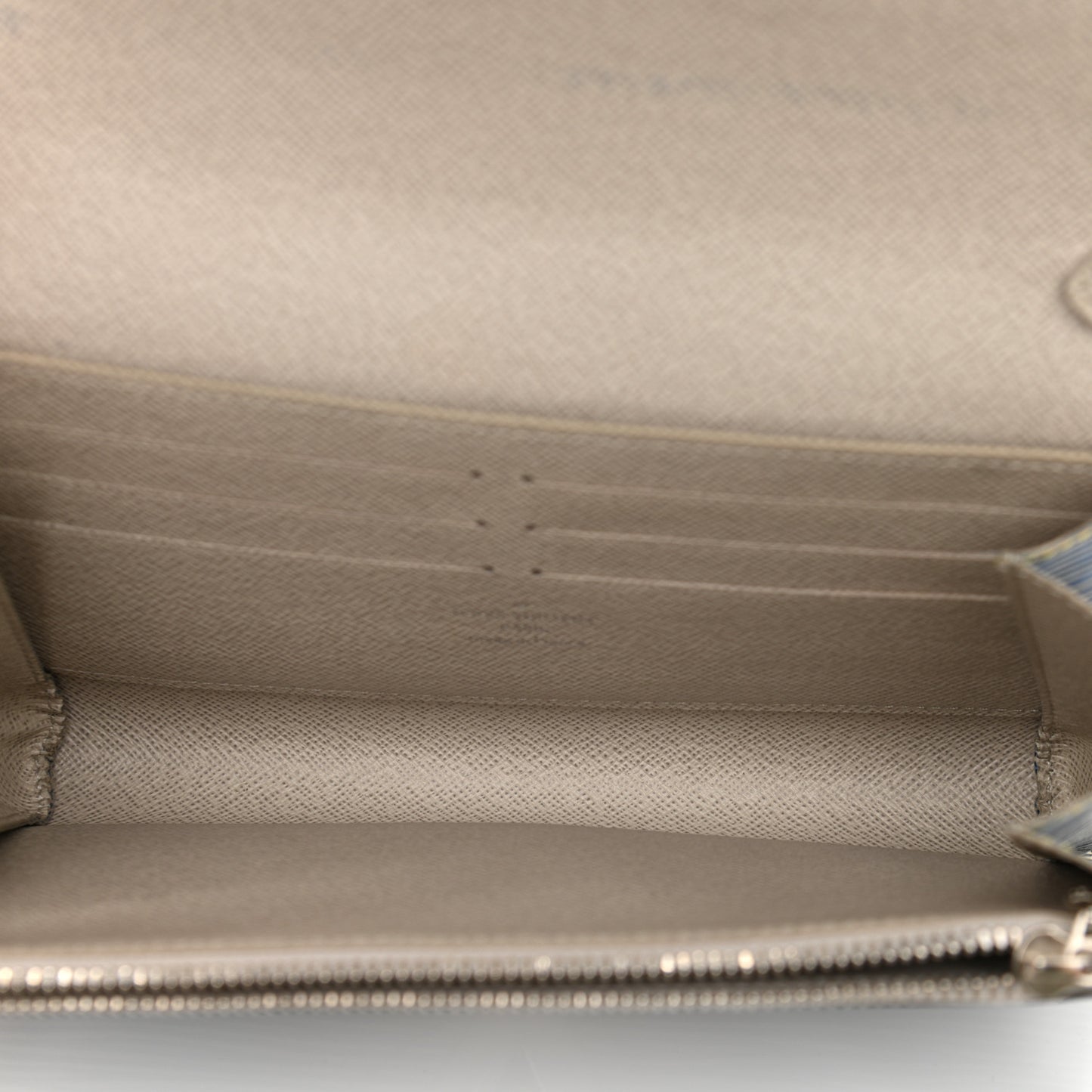 Epi Twist Chain Wallet Denim Light