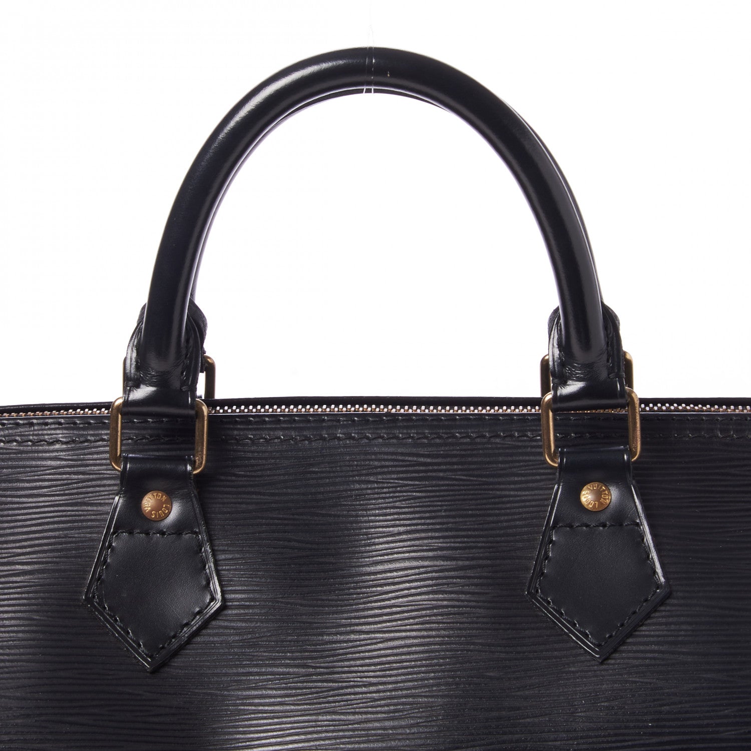 Louis Vuitton Epi Speedy 30 Black 6 of 10