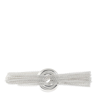 Tiffany Sterling Silver Multi-Chain Circle Toggle Bracelet 1 of 6