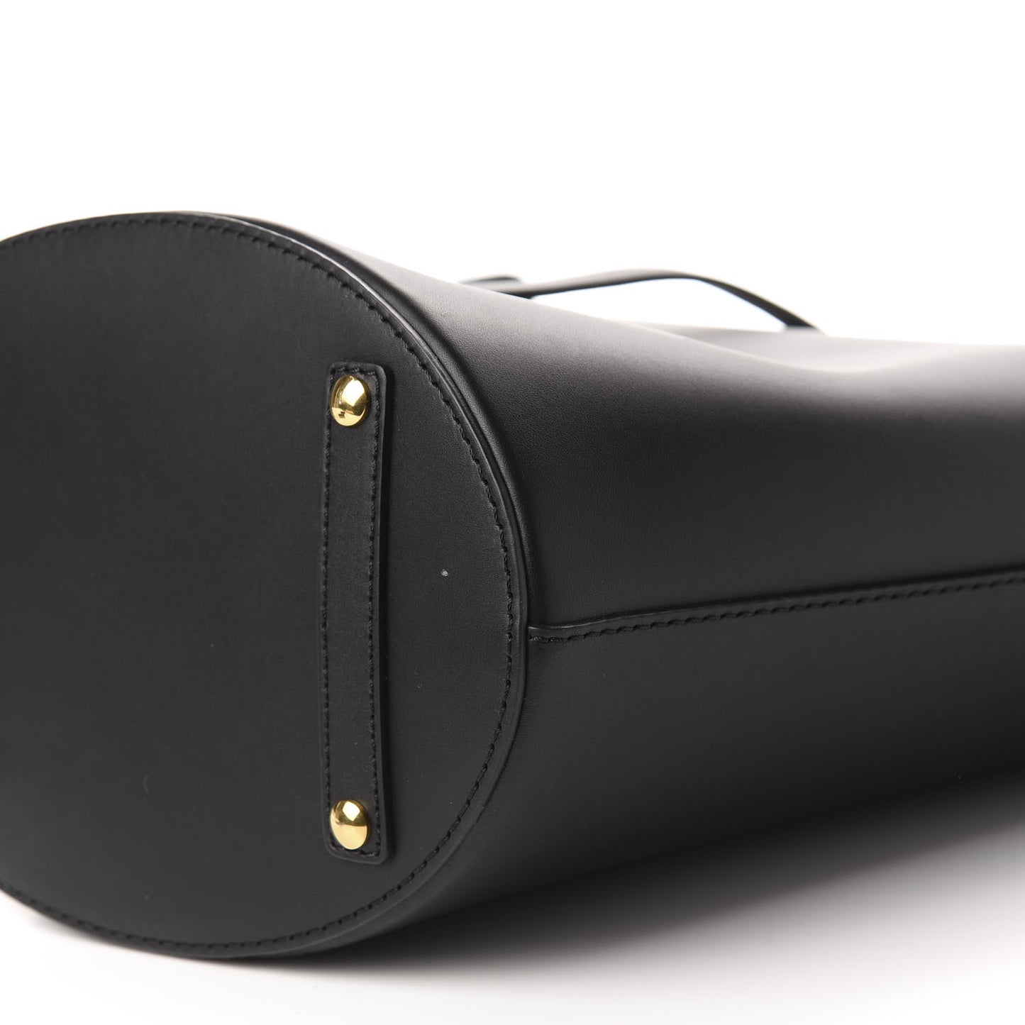 Supple Calfskin Medium Bucket Black