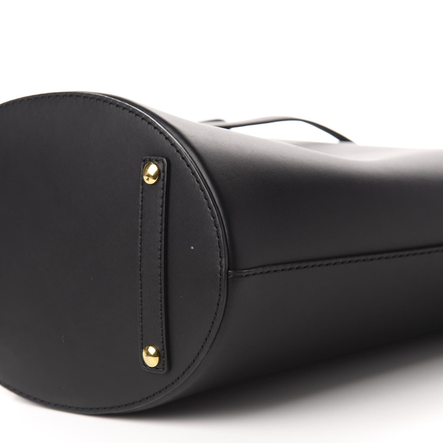 Burberry Supple Calfskin Medium Bucket Black 8 of 11