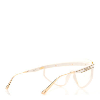 Christian Dior Acetate Mask DiorClub M2U Sunglasses Translucent Ivory 8 of 14