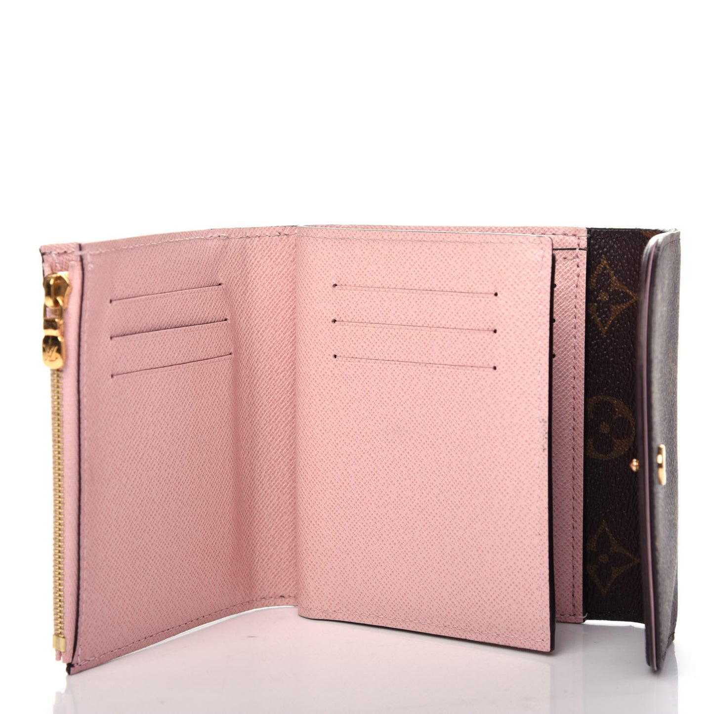 Monogram Ariane Compact Wallet Rose Ballerine