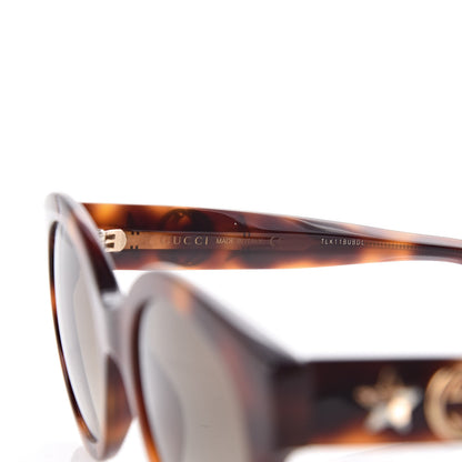 Gucci Round Frame GG Star Sunglasses GG0207S Tortoiseshell 6 of 9