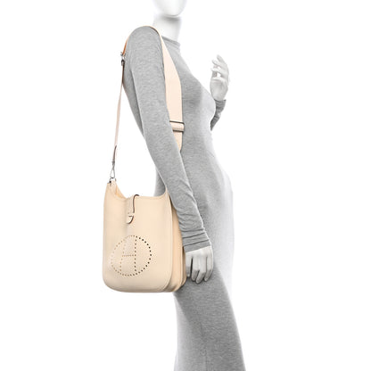 Hermes Taurillon Clemence Evelyne III PM Nata 2 of 11