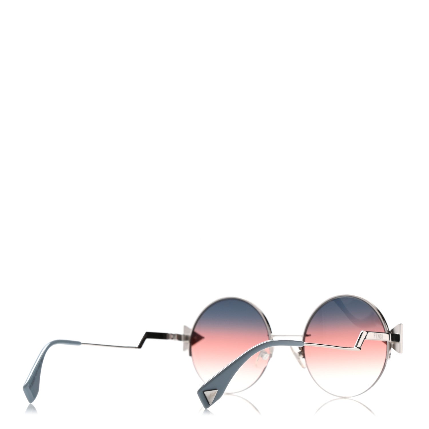 Fendi Crystal Sunglasses FF 0243/S Silver Blue 4 of 7