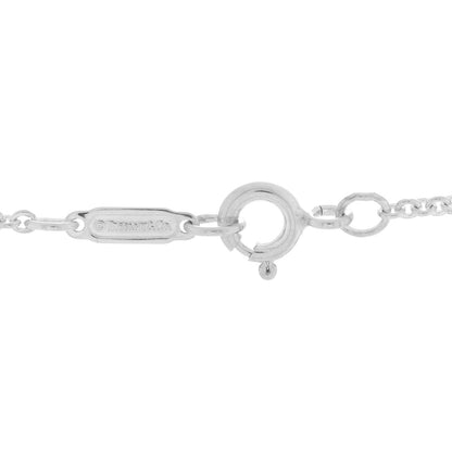 Tiffany Sterling Silver Diamond Butterfly Pendant Necklace 4 of 5