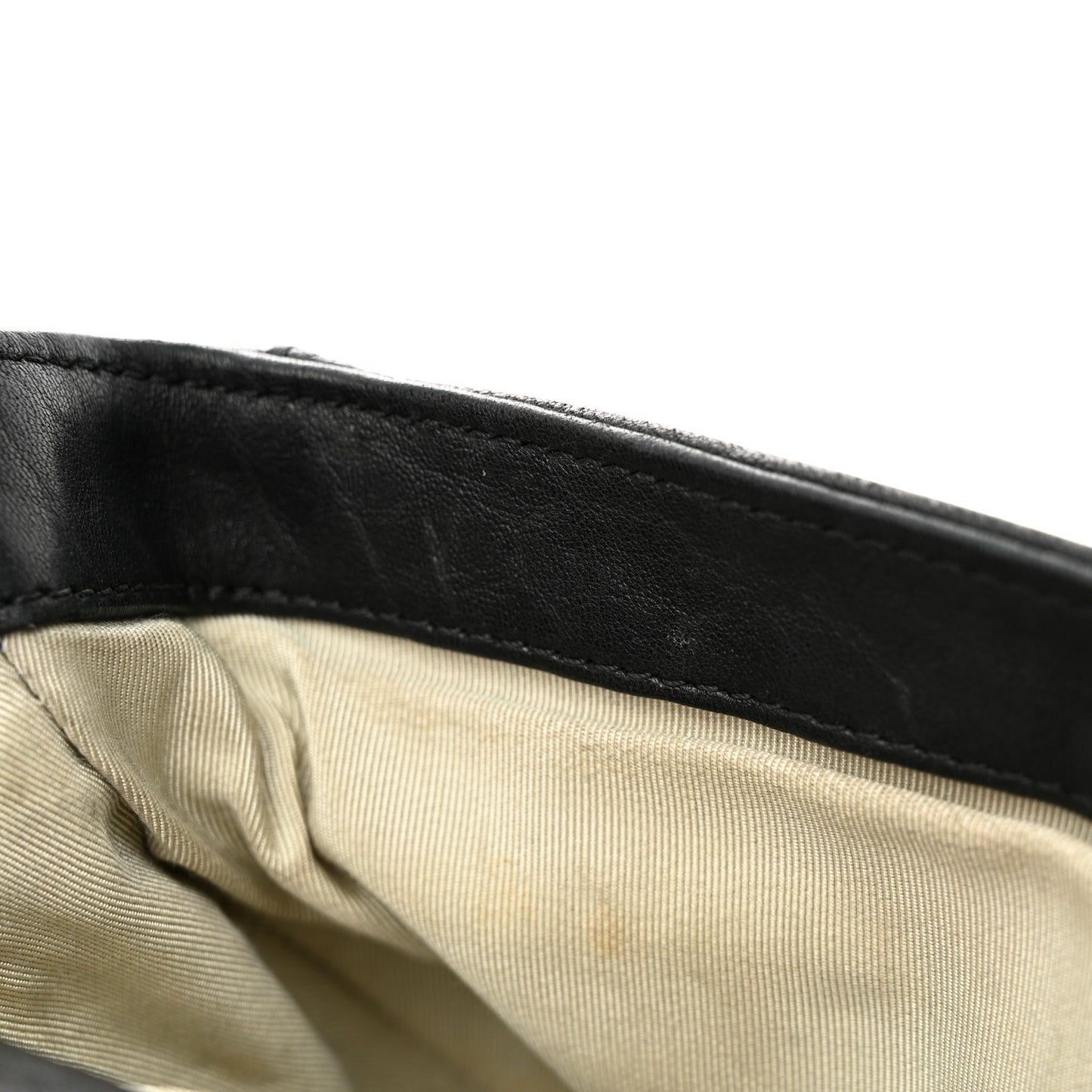 Washed Lambskin Quilted Mini Chain Around Flap Black