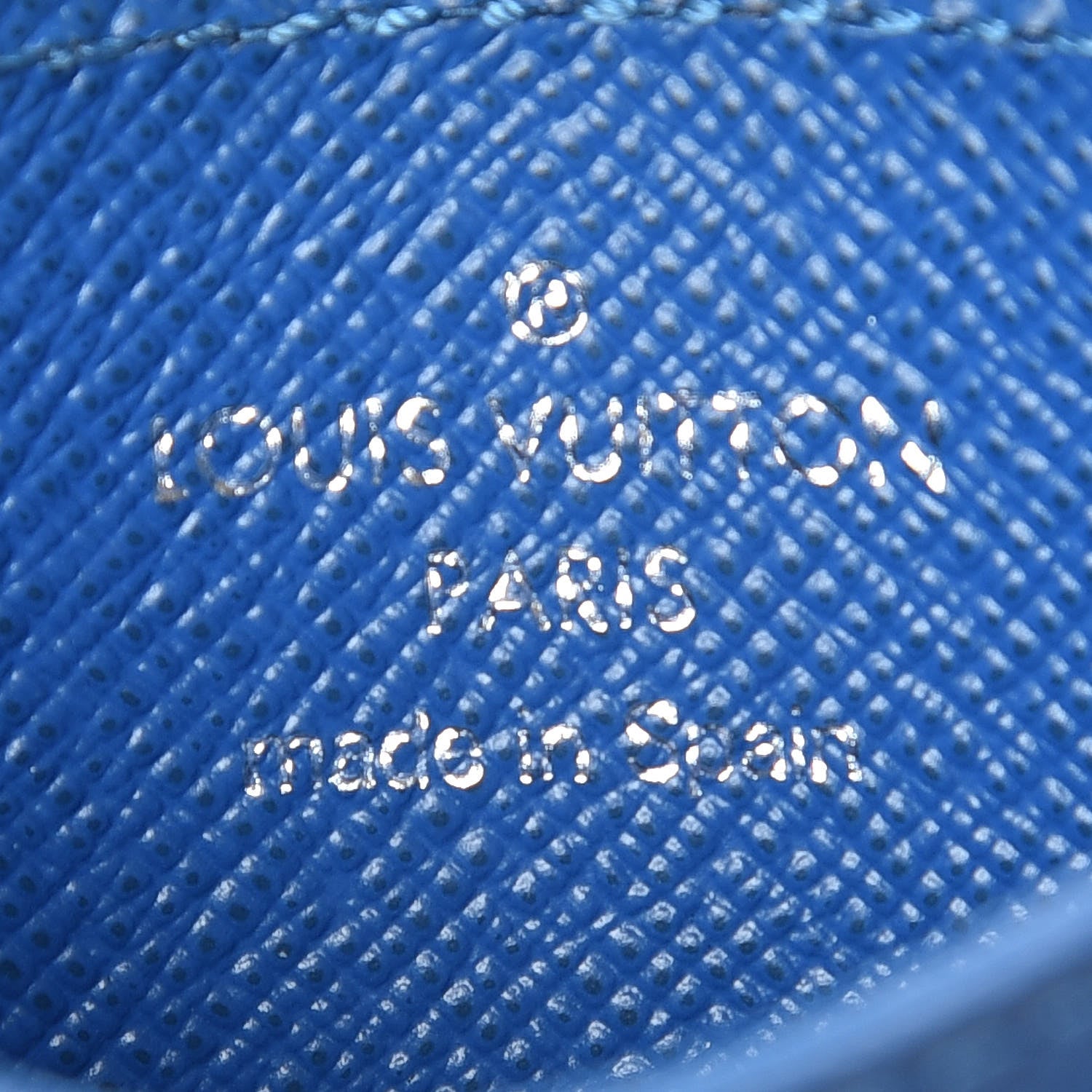 Louis Vuitton Damier Graphite Card Holder Blue 6 of 8
