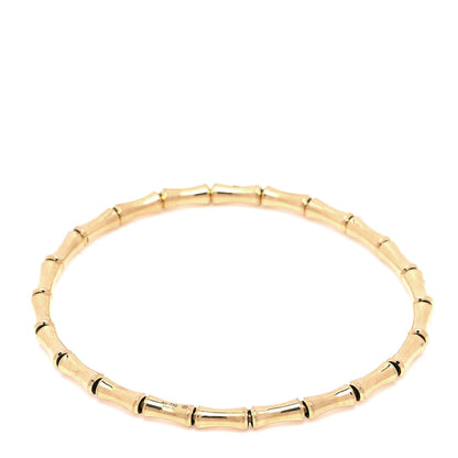 Gucci 18K Yellow Gold Small Bamboo Spring Bracelet 3 of 4