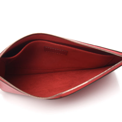 Louis Vuitton Epi Neverfull MM GM Pochette Carmine 5 of 10