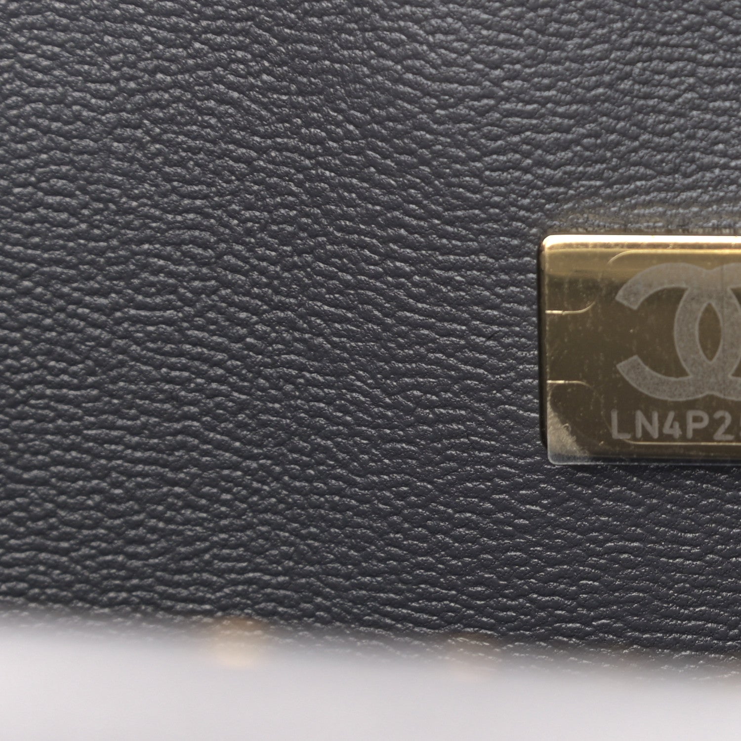 Chanel Caviar Quilted Medium Double Flap Dark Grey 6 of 8