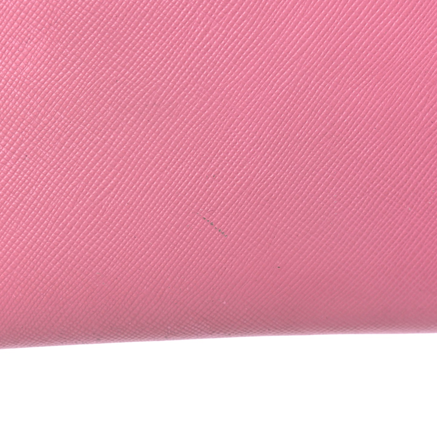 Saffiano Metal Zip Around Wallet Geranio