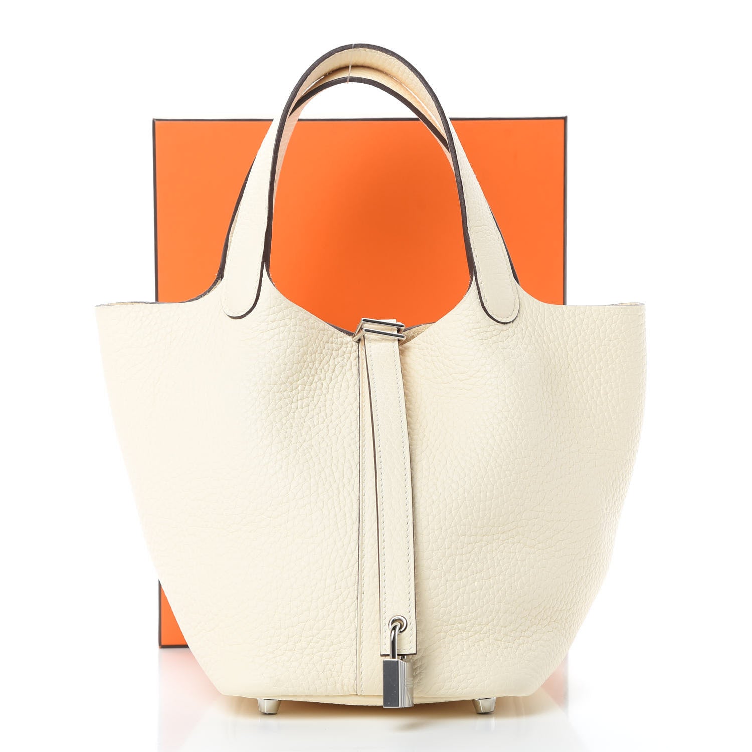 Hermes Taurillon Clemence Picotin Lock 18 PM Nata 11 of 11