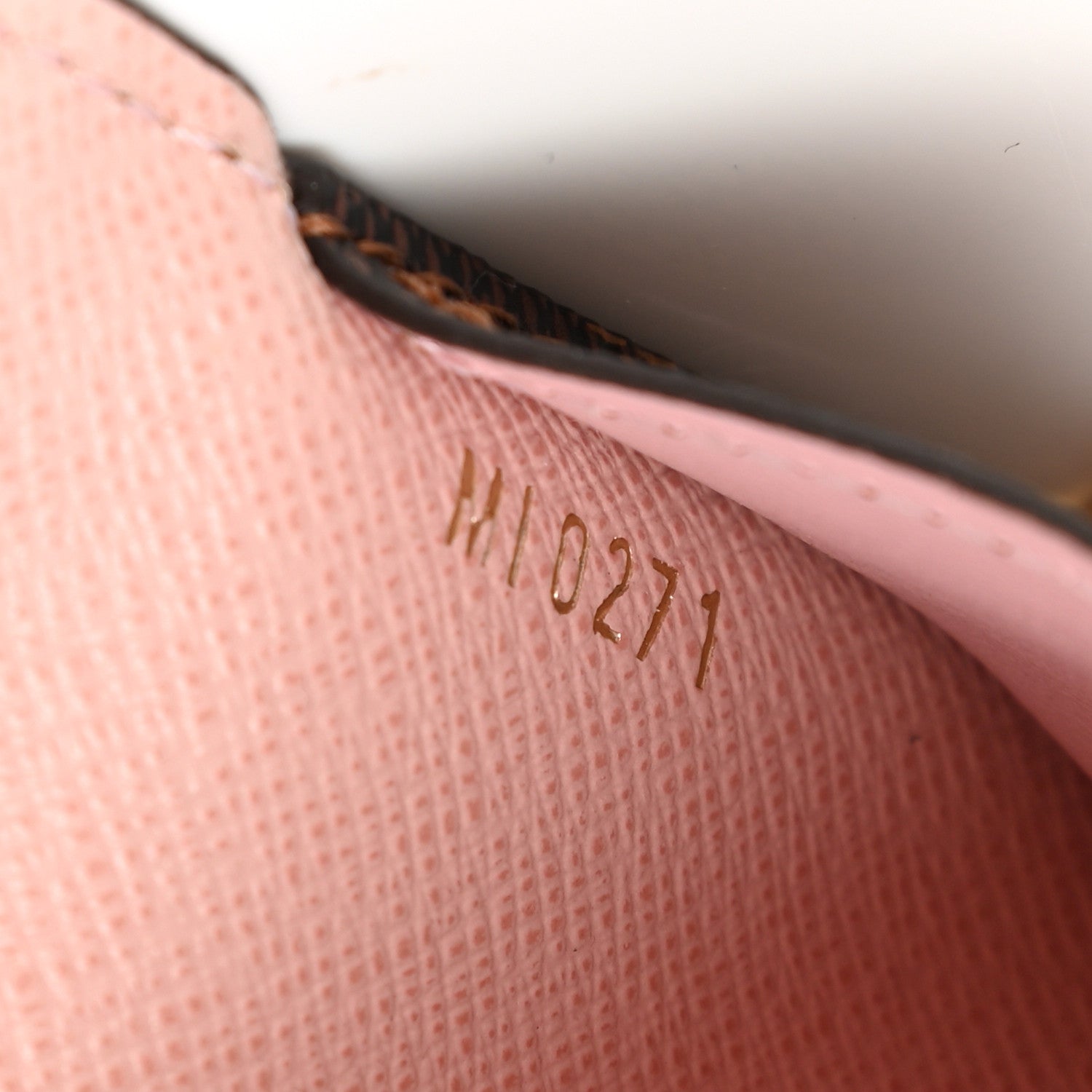 Louis Vuitton Damier Ebene Recto Verso Card Holder Rose Ballerine 7 of 10