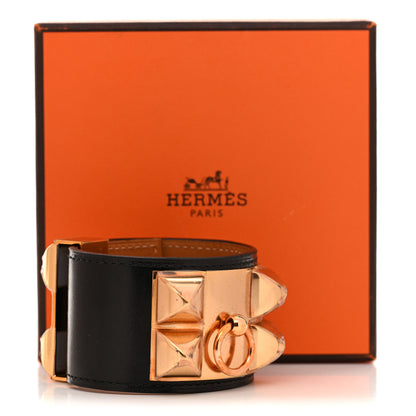 Hermes Box Collier De Chien CDC Bracelet T1 Black 7 of 7