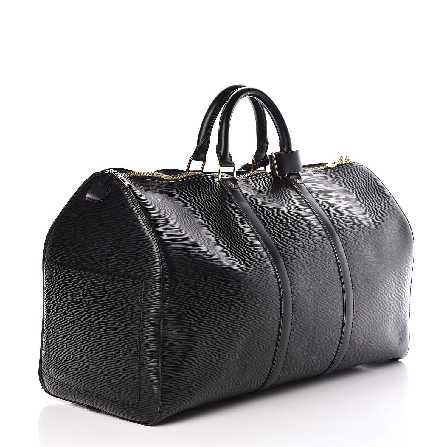 Louis Vuitton Epi Keepall 45 Black 3 of 22