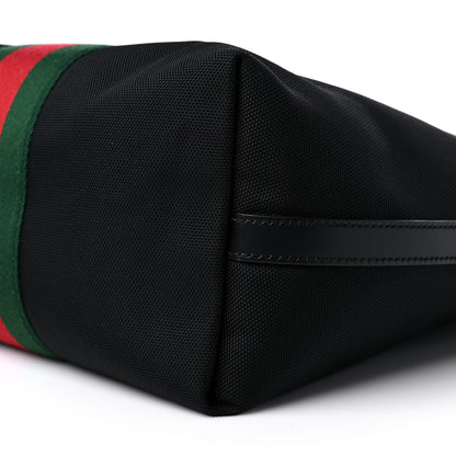 Gucci Techno Canvas Web Vertical Tote Black 9 of 9