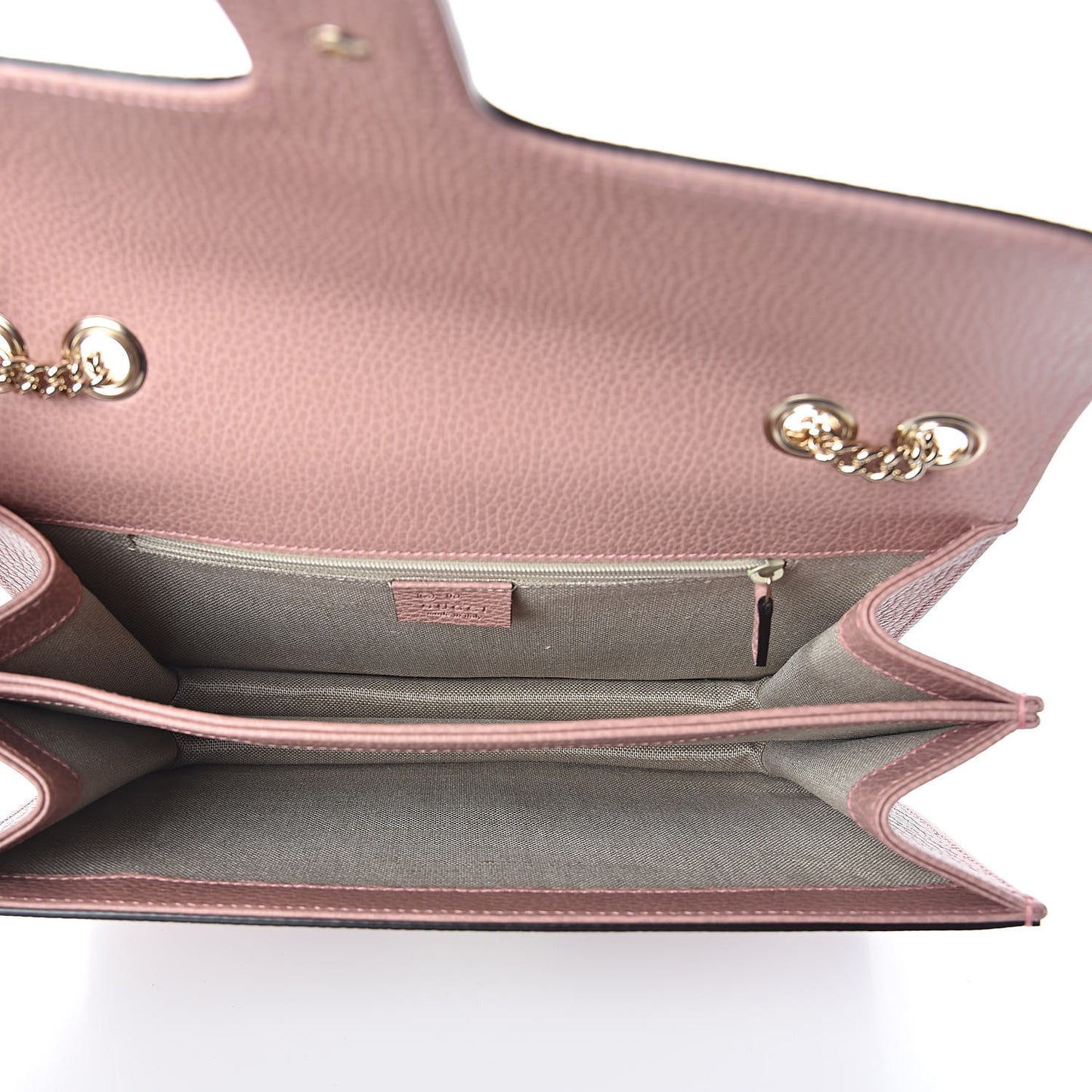 Dollar Calfskin Interlocking G Shoulder Bag Soft Pink