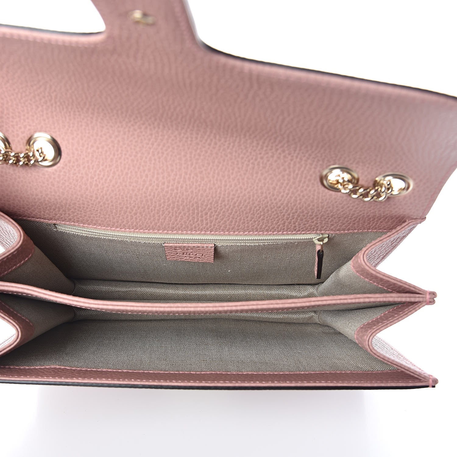 Gucci Dollar Calfskin Interlocking G Shoulder Bag Soft Pink 5 of 8