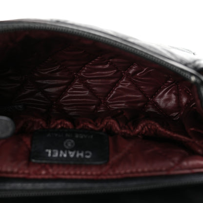 Chanel Lambskin Quilted Flap Cosmetic Case Black 5 of 7