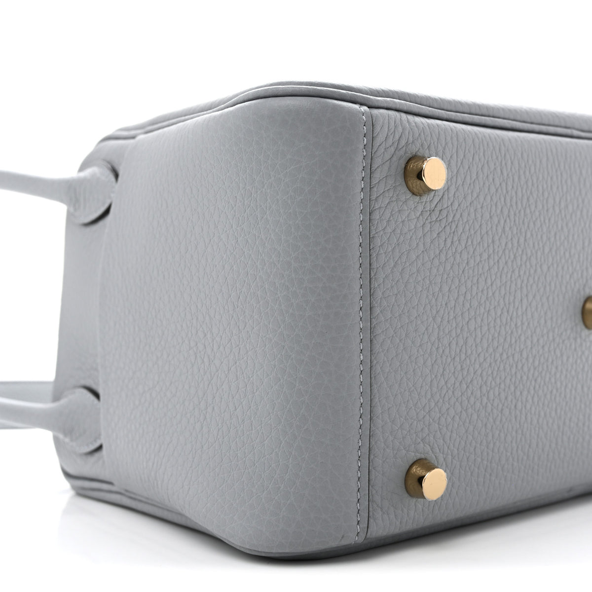 Hermes Taurillon Clemence Lindy 26 Gris Pantin 9 of 11