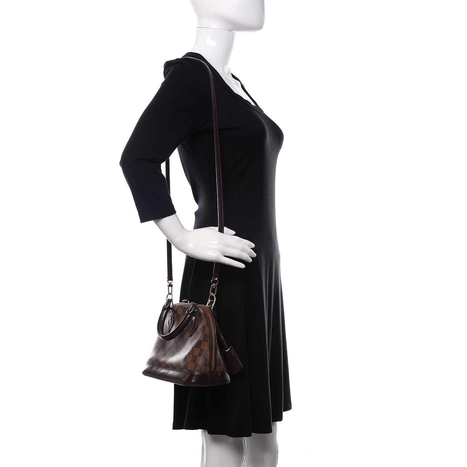 Louis Vuitton Damier Ebene Alma BB 2 of 10