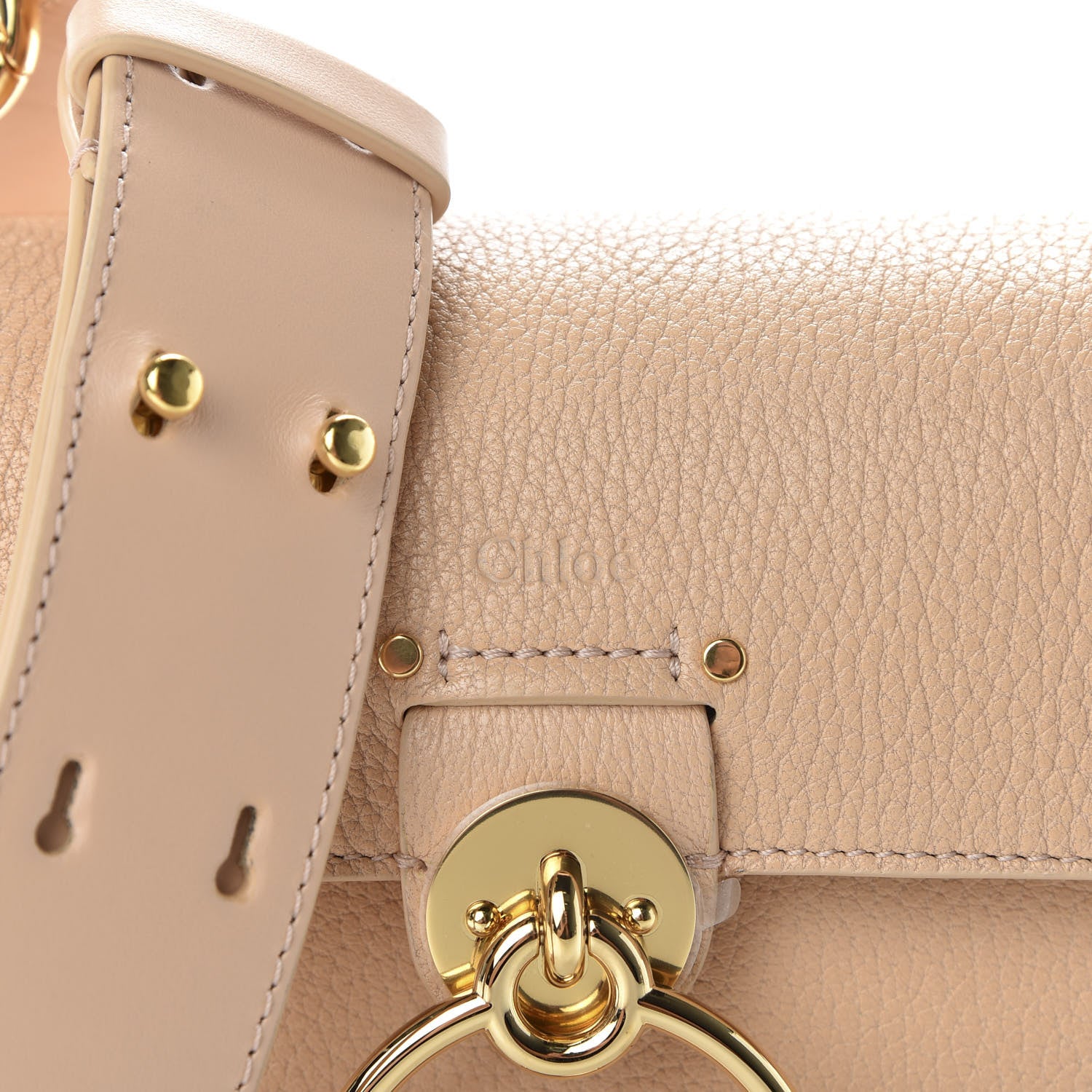 Chloe Grained Lambskin Small Tess Bag Delicate Pink 9 of 9