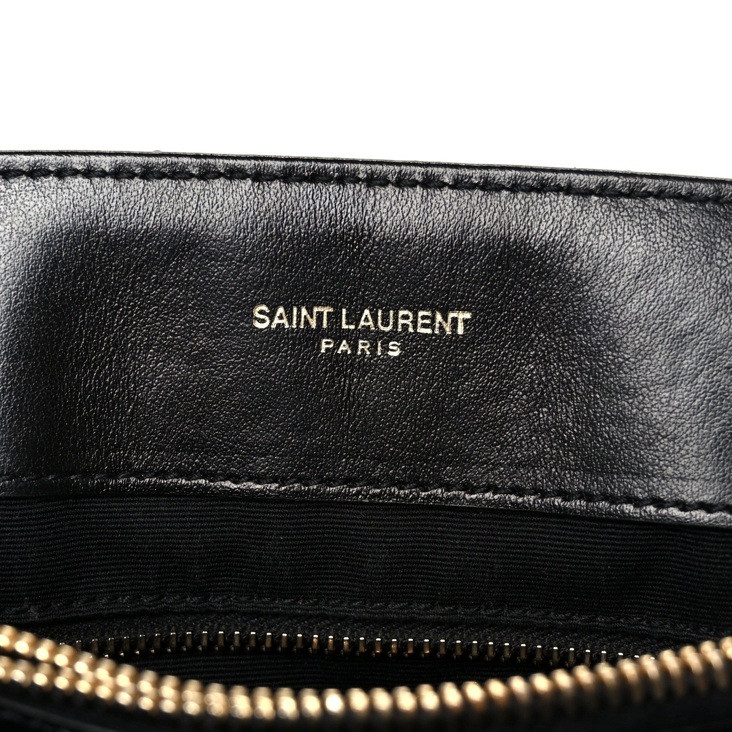 Saint Laurent Calfskin Y Quilted Monogram Medium Loulou Chain Satchel Black 6 of 12