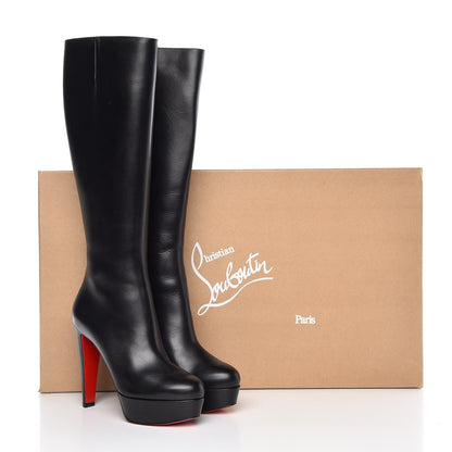 Christian Louboutin Shiny Calfskin Lady 120 Boot 39 Black 8 of 8