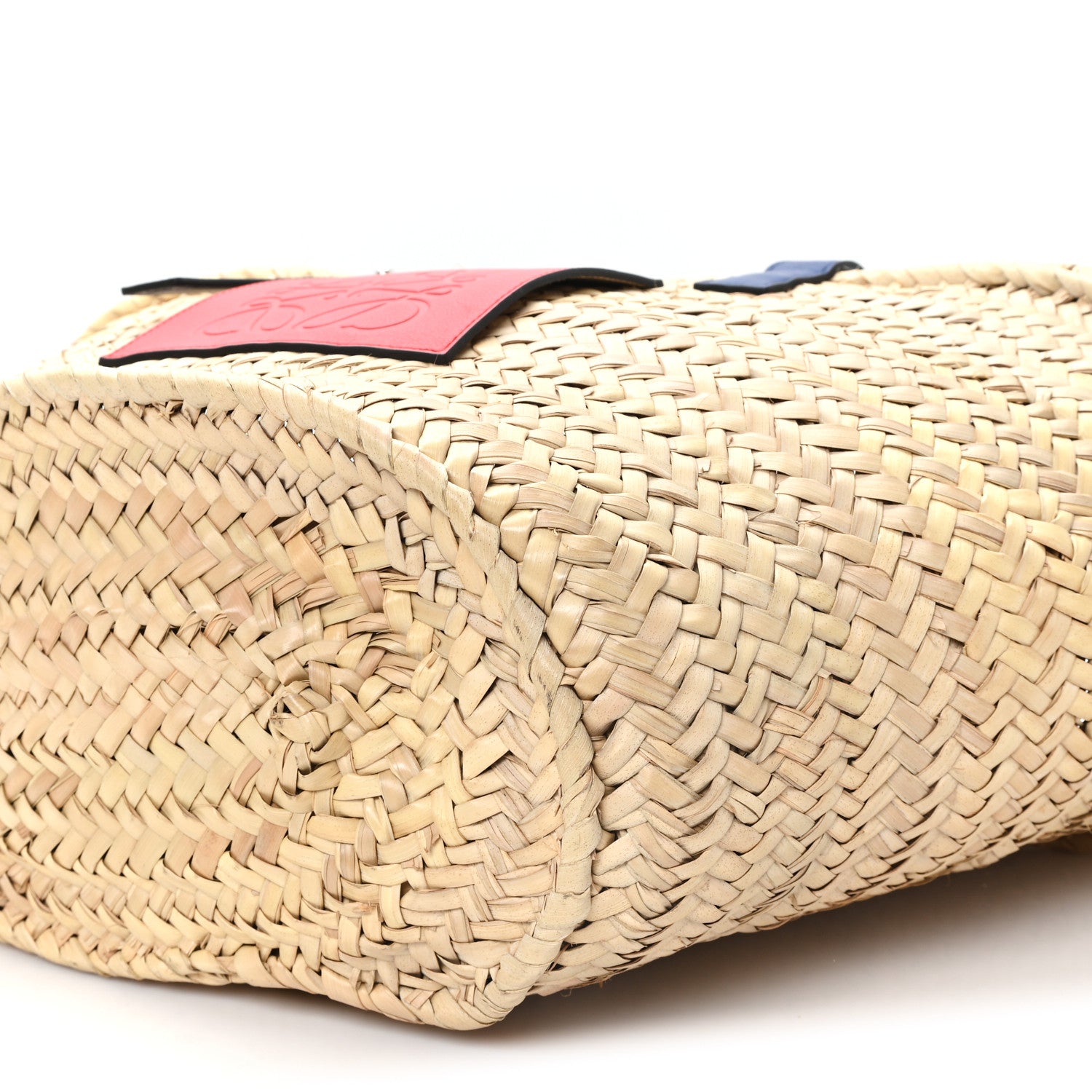 Loewe Raffia Basket Tote Bag Cream Multi 10 of 12