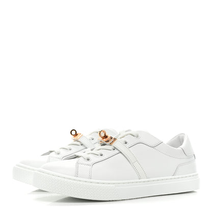 Hermes Calfskin Day Sneakers 38 White 3 of 11
