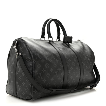 Louis Vuitton Monogram Eclipse Keepall Bandouliere 45 2 of 11