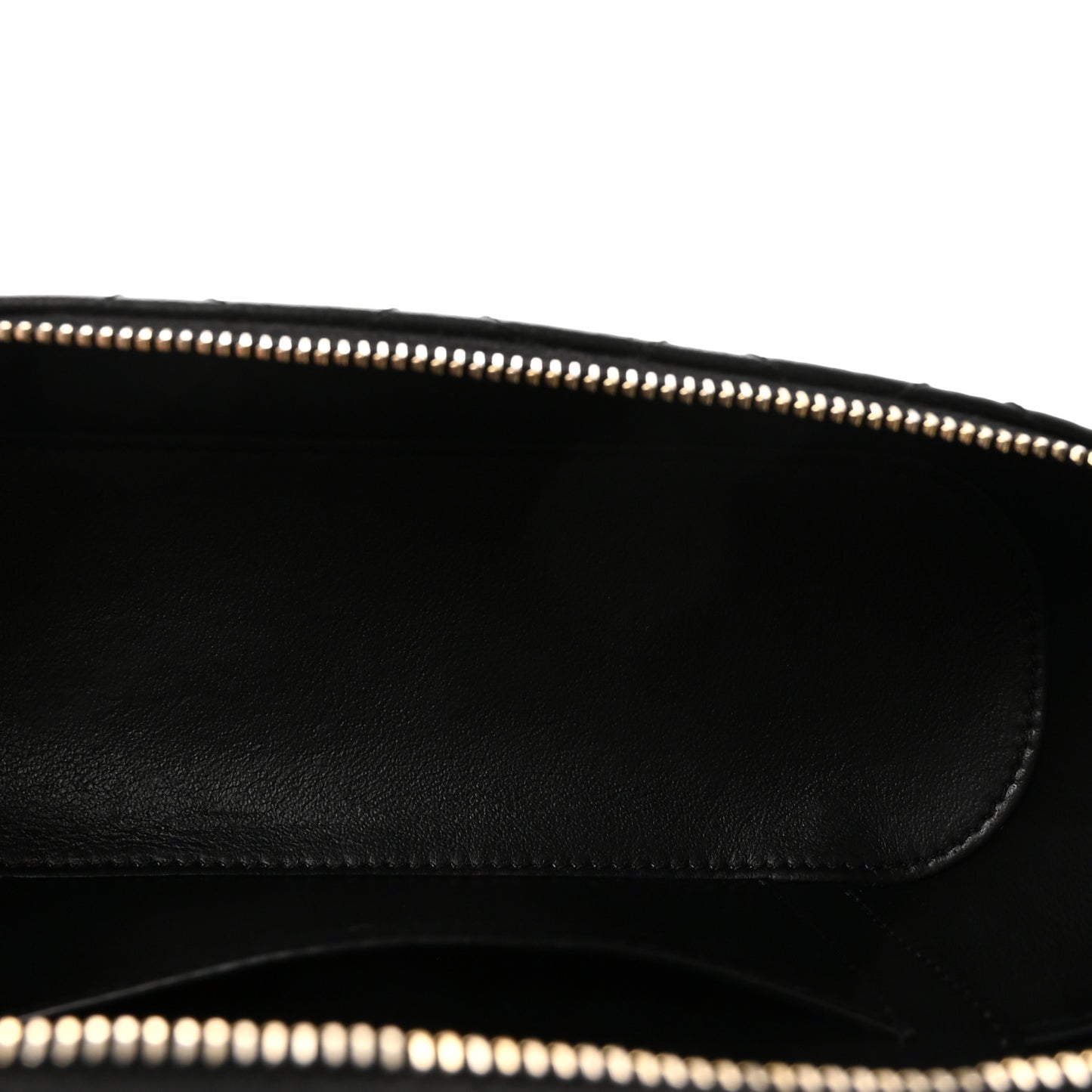 Lambskin Quilted Mini Gaby Vanity Case Black