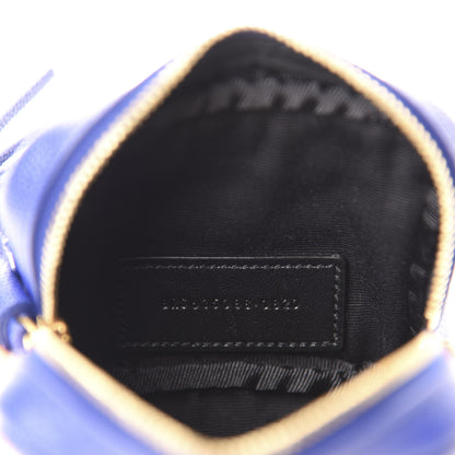 Saint Laurent Grain De Poudre Matelasse Monogram Baby Lou Camera Bag Sapphire Blue 9 of 11