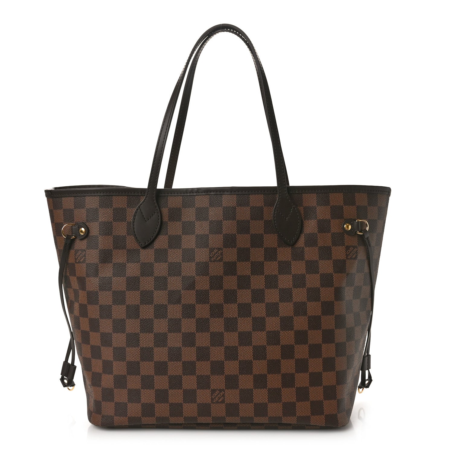 Louis Vuitton Damier Ebene Neo Neverfull MM Rose Ballerine 1 of 9
